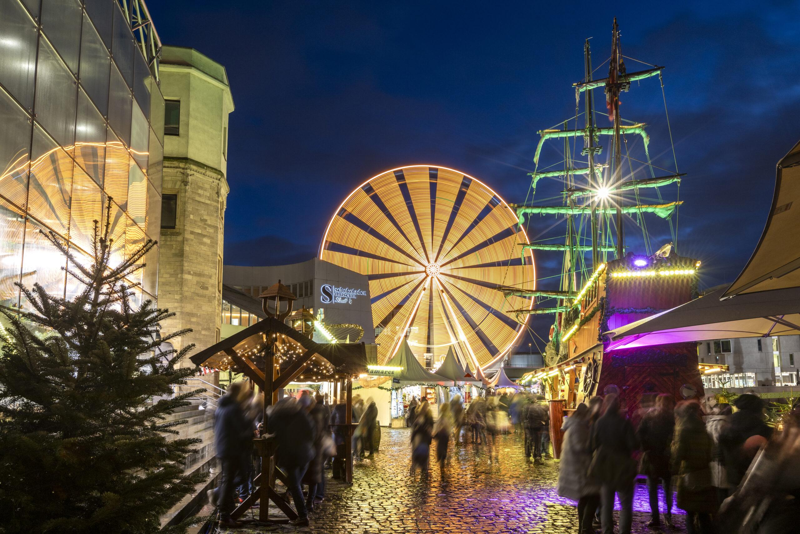 Hafen-Weihnachtsmarkt am Schokoladenmuseum